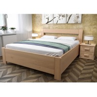 Buková posteľ ROMANA s úložným priestorom 